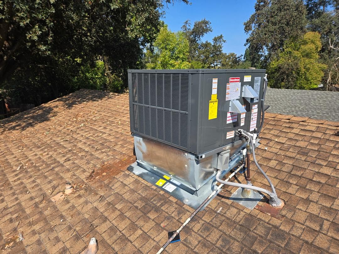 Evergreen HVAC Services — Commercial HVAC installation for a modern office building.