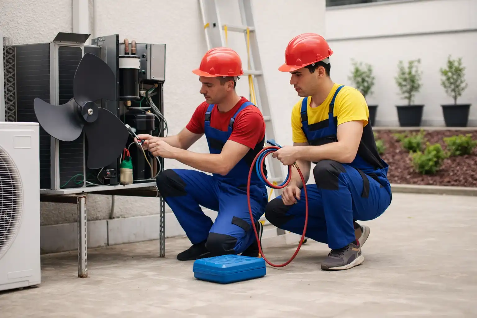 HVAC contractor providing AC repair service in Sacramento