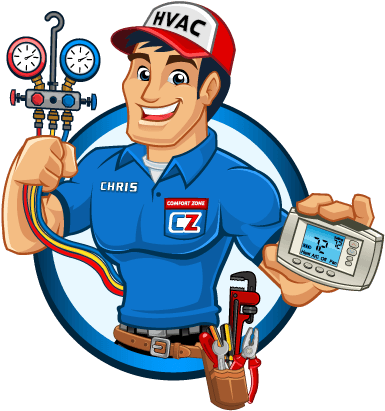 HVAC system diagram \u2014 heating and air conditioning repair solutions
